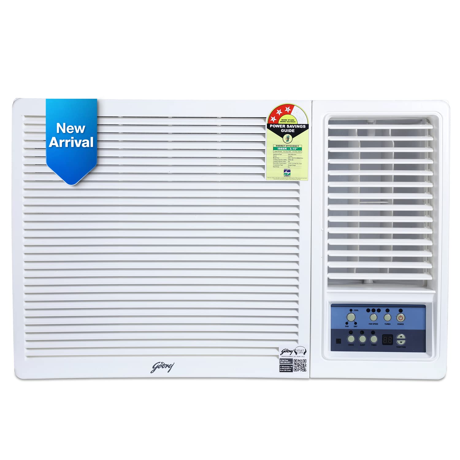 Godrej 1.5 Ton 3 Star, Turbo Mode, Window AC