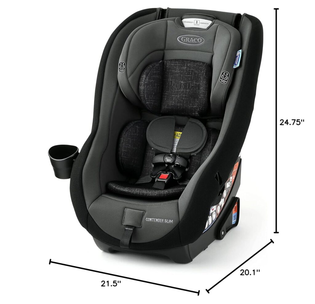 Graco Contender Slim Convertible Car Seat, West Point