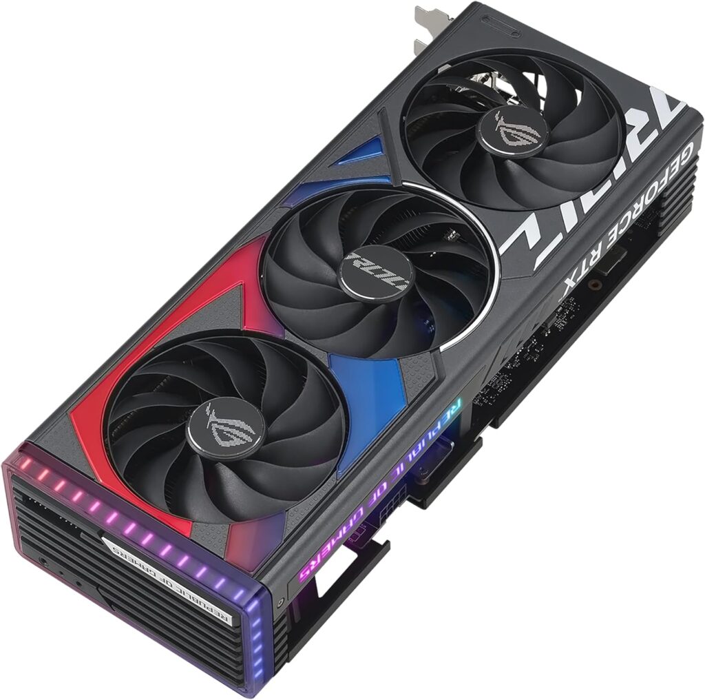 ASUS ROG Strix GeForce RTX™ 4060 Ti OC Edition Gaming Graphics Card (PCIe 4.0, 16GB GDDR6, DLSS 3, HDMI 2.1a, DisplayPort 1.4a, Aura Sync)