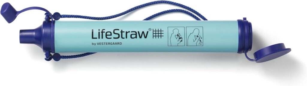 LifeStraw Personal Water Filter for Hiking, Camping, Travel, and Emergency Preparedness