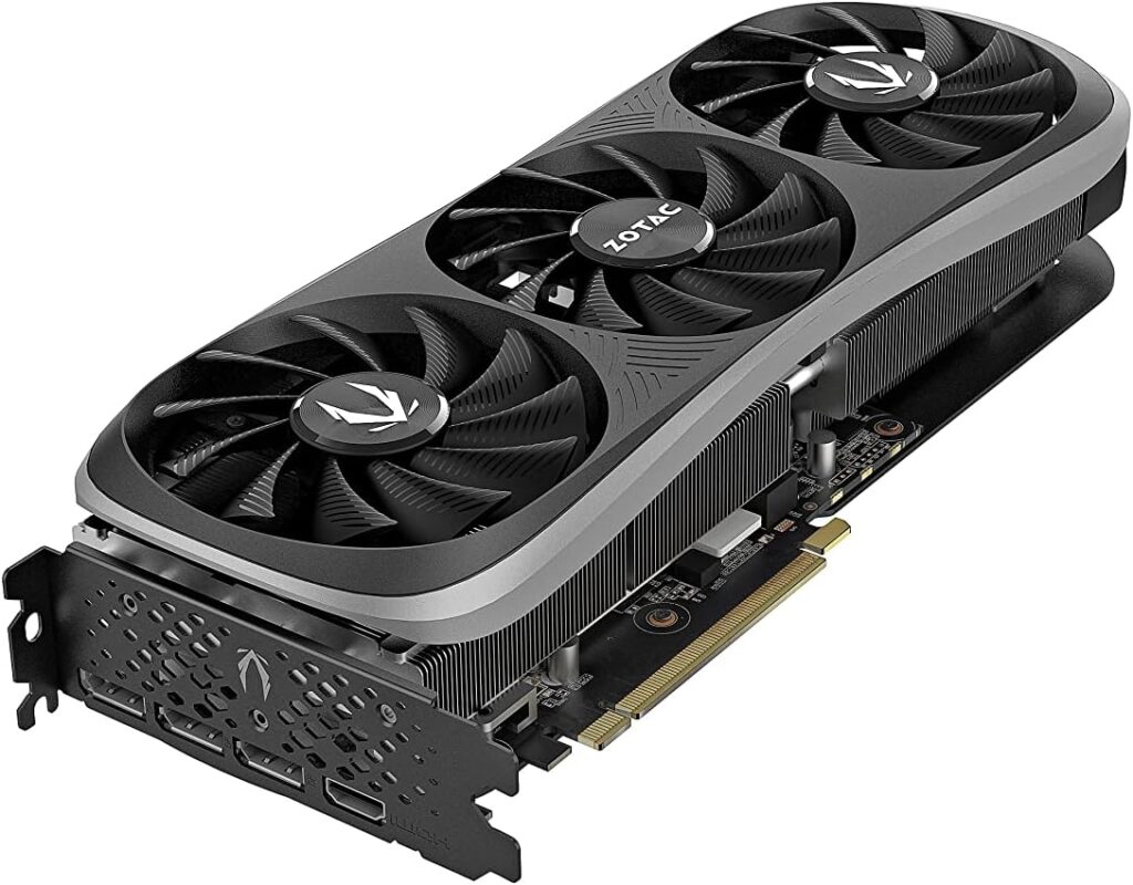 ZOTAC GAMING GeForce RTX 4070 Ti Trinity DLSS 3 12GB GDDR6X 192-bit 21 Gbps PCIE 4.0 Gaming Graphics Card, IceStorm 2.0 Advanced Cooling, SPECTRA 2.0 RGB Lighting, ZT-D40710D-10P