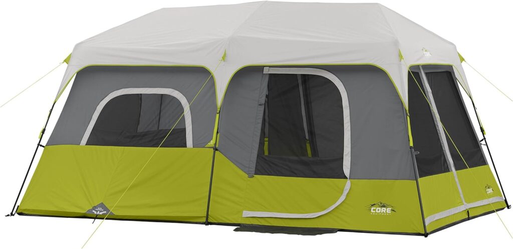 Core 9 Person Instant Cabin Tent - 14 x 9, Green (40008)