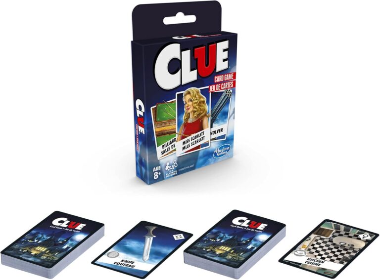 Read more about the article Hasbro Gaming Clue Card Game Review