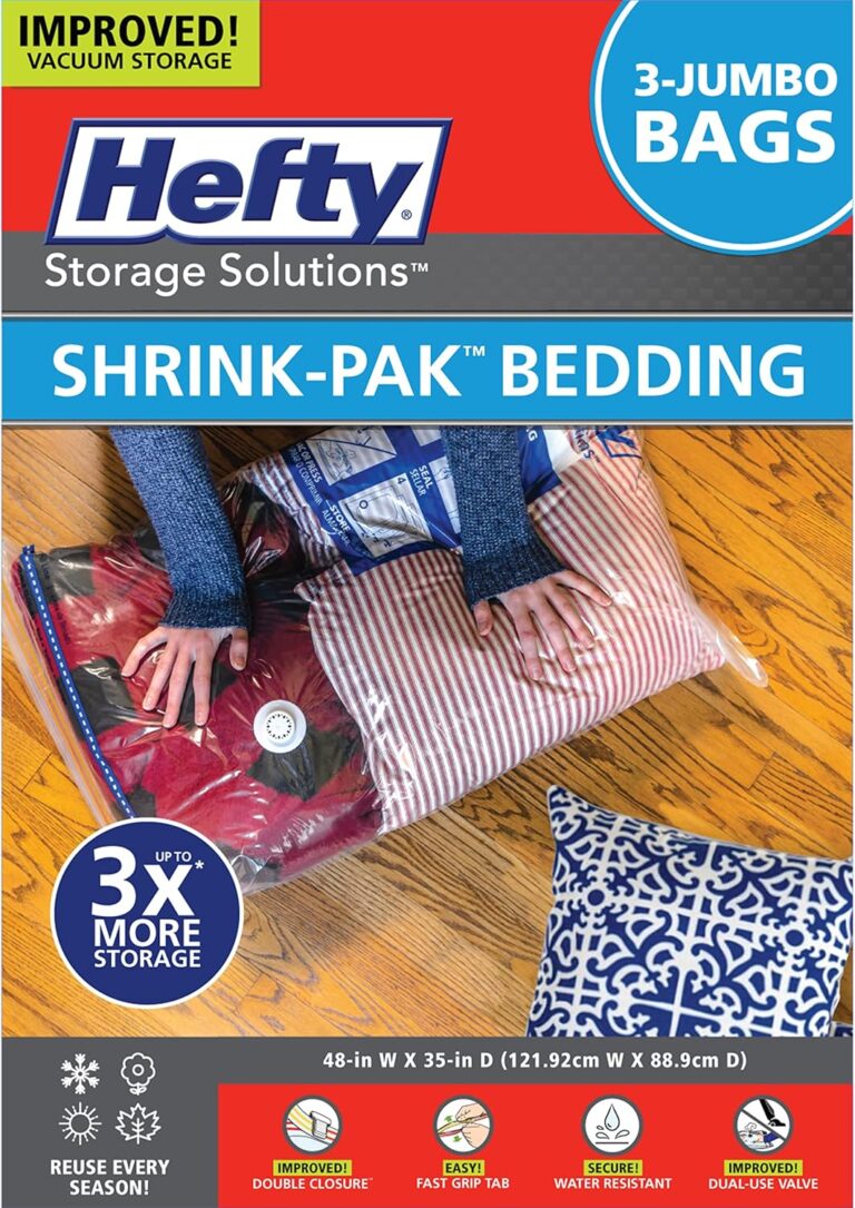 Read more about the article Hefty Shrink-Pak Vacuum Storage Bags Review