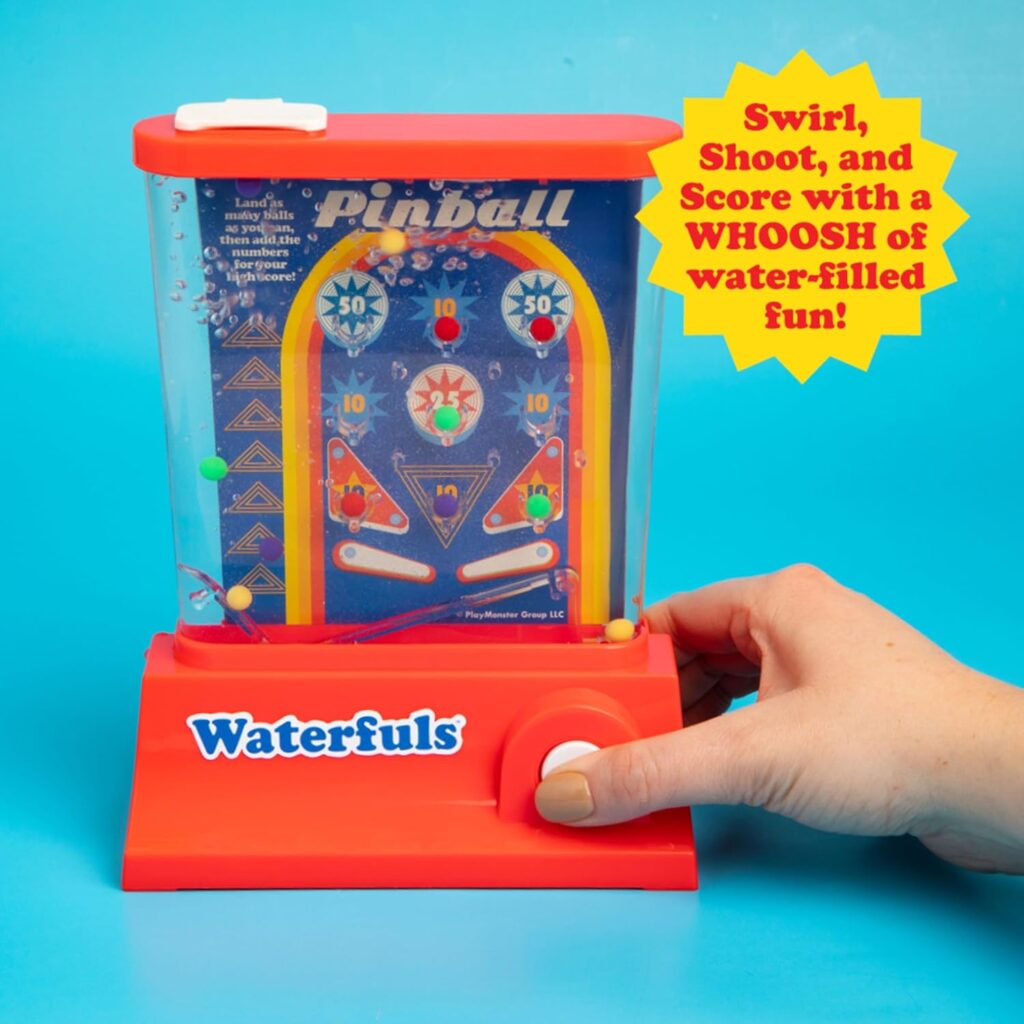 Original Waterfuls Classic Handheld Water Games – Kids Games, Retro Travel Games, Fidget Toys for Kids, Autism Toys, 6 Interchangeable Back Panels, Screen Free Play, Portable, Ages 3+