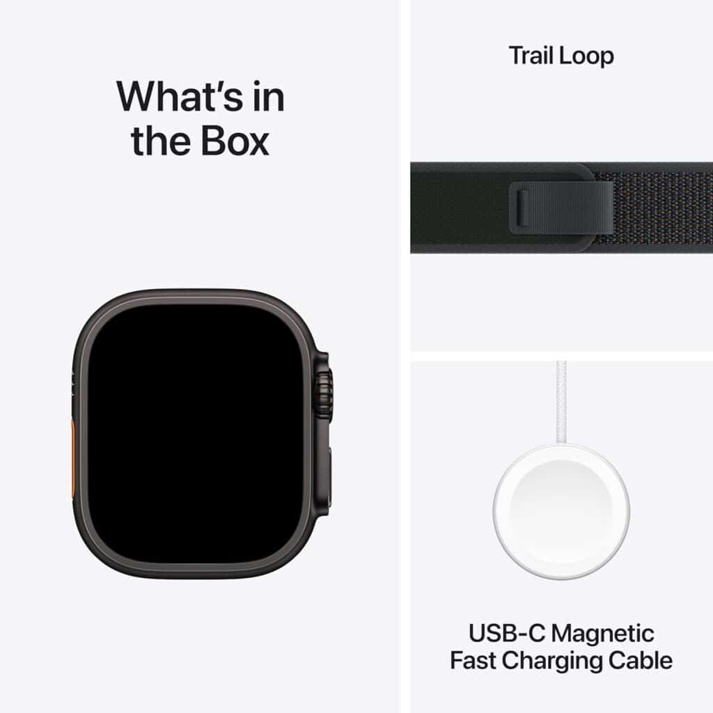 Apple Watch Ultra 2 (GPS + Cellular, 49MM) - Black Titanium Case with Black Ocean Band (Renewed)