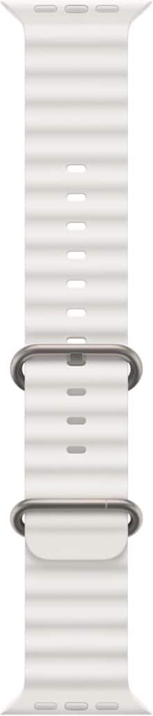 Apple Watch Ultra 2 [GPS + Cellular, 49mm] - Titanium Case With White Ocean Band, One Size (Renewed Premium)