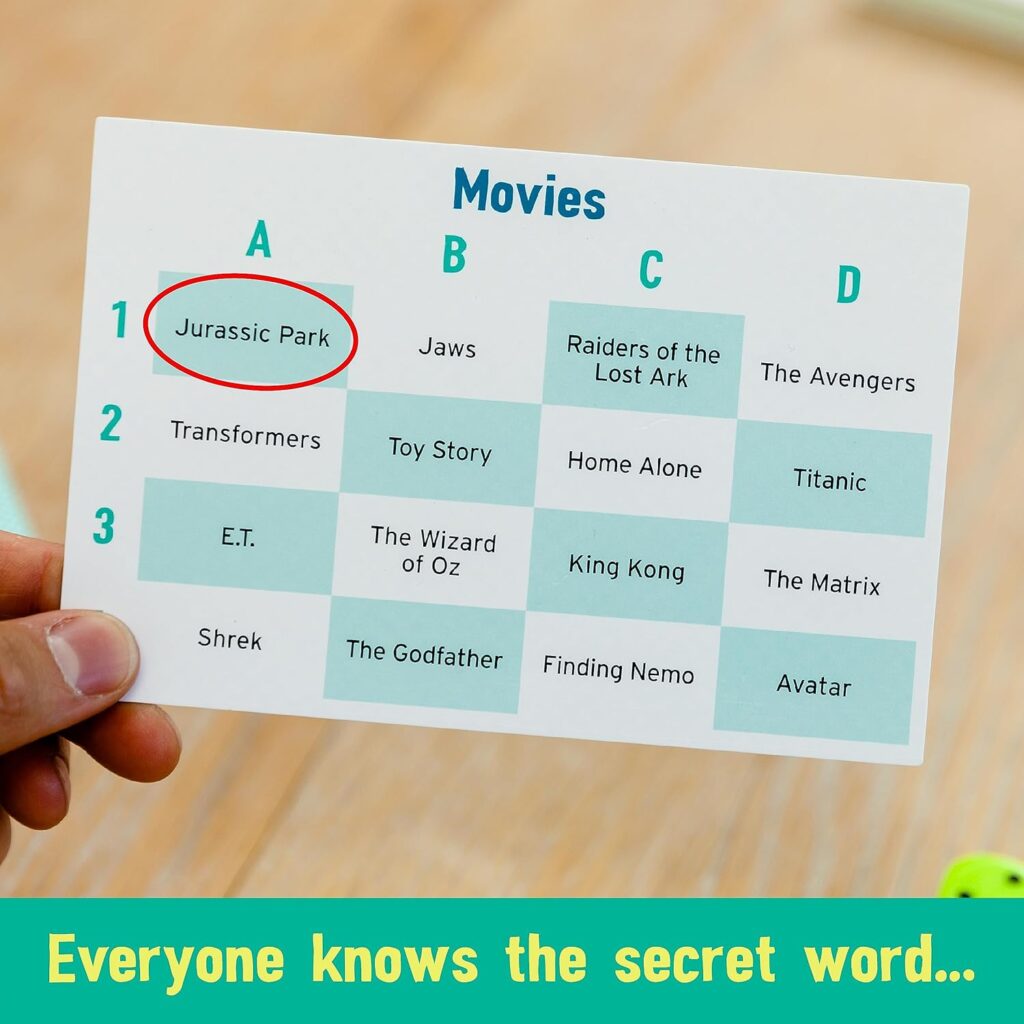 Big Potato The Chameleon, Award-Winning Board Game for Families  Friends | Includes 80 Extra Secret Words