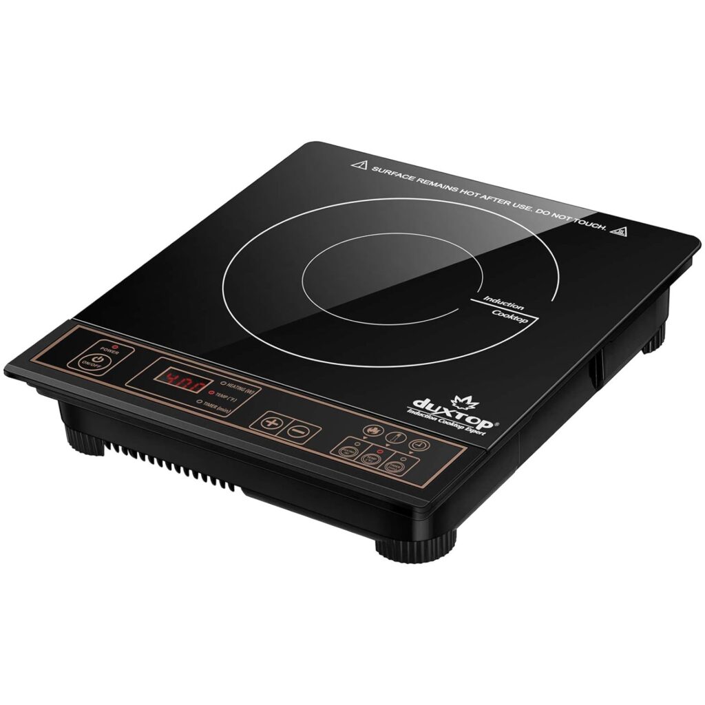 Duxtop 1800W Portable Induction Cooktop Countertop Burner, Gold 8100MC/BT-180G3