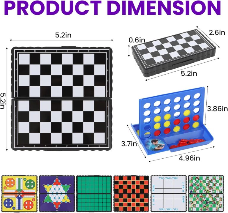 Read more about the article Mini Travel Board Games Set Review