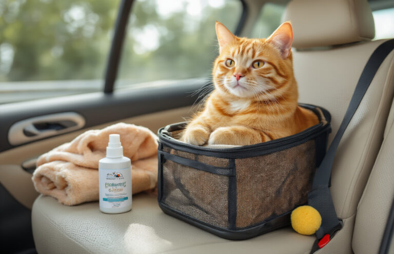 Read more about the article How to Keep Your Cat Calm and Safe: Top-Rated Cat Travel Accessories
