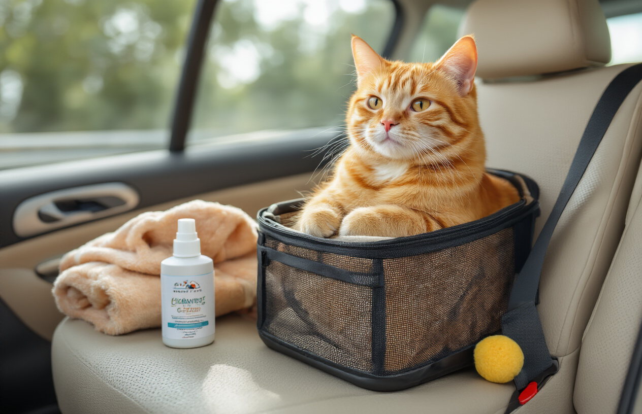Read more about the article How to Keep Your Cat Calm and Safe: Top-Rated Cat Travel Accessories