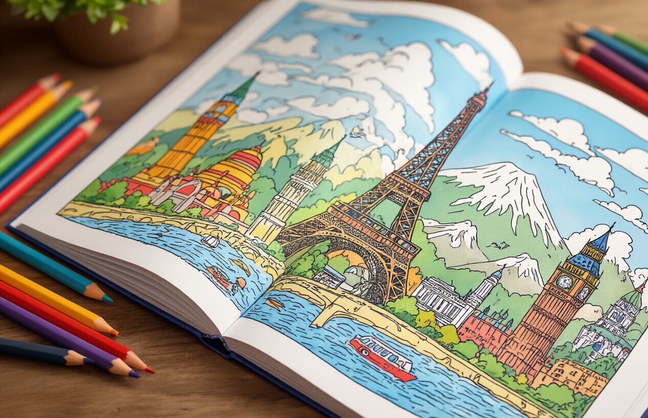 Key Features That Make This Travel Coloring Book Stand Out
