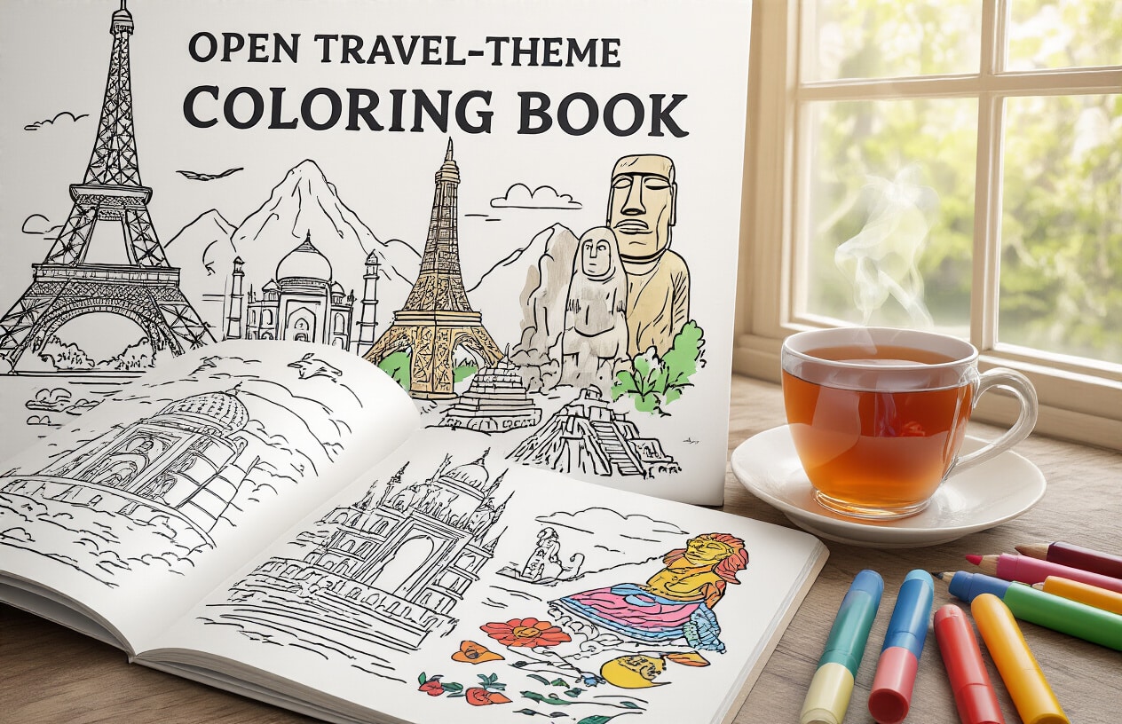 Diverse Travel-Inspired Designs for Creative Exploration