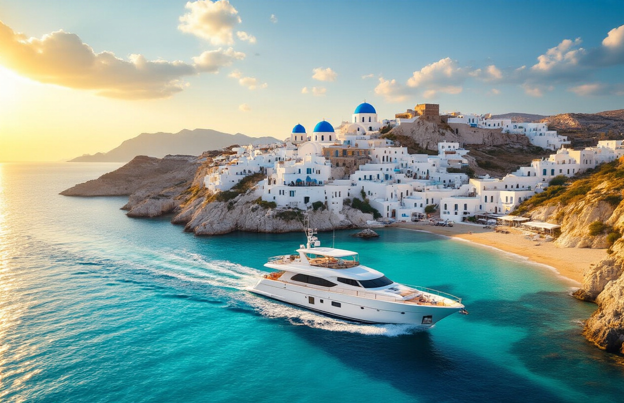 Iconic Greek Island Groups for Yacht Charters