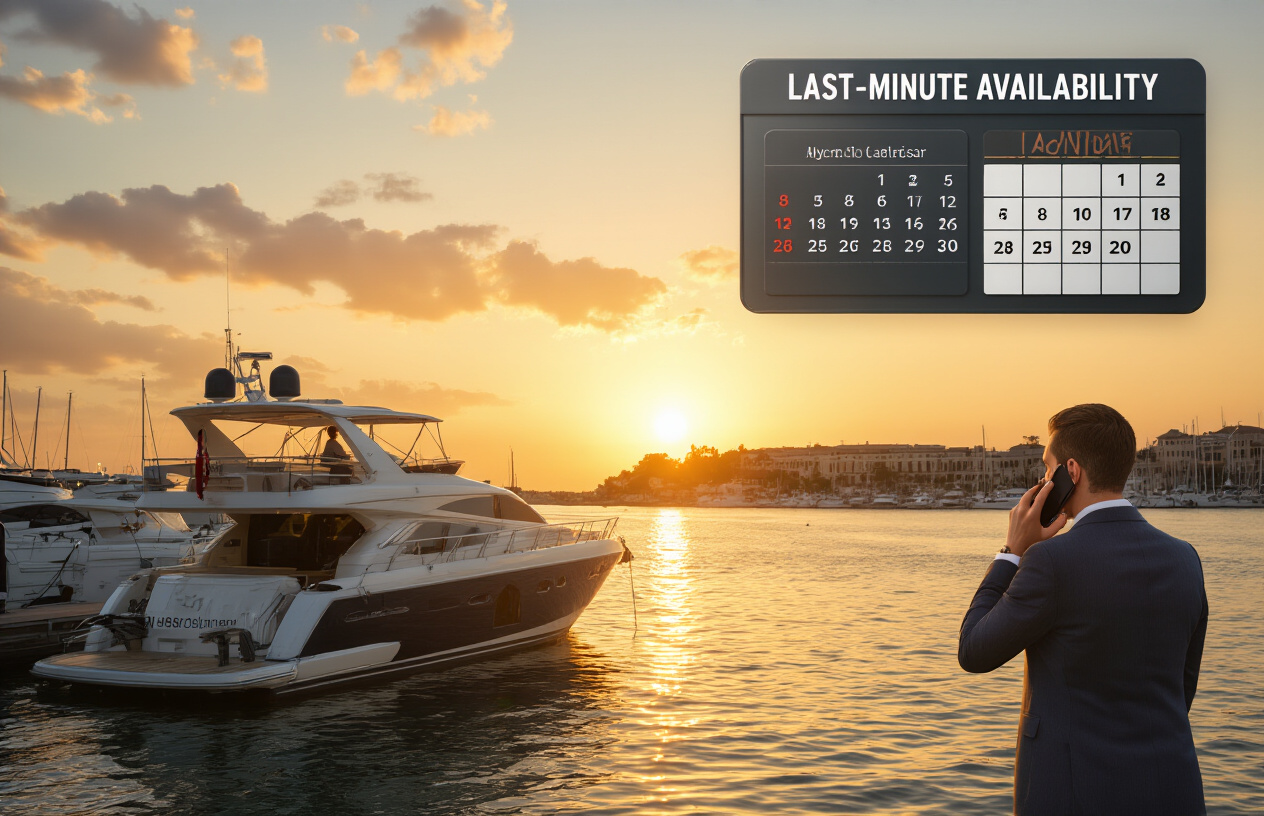 Understanding Last-Minute Yacht Charter Opportunities